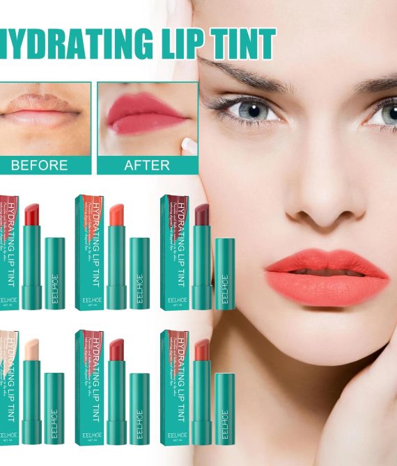 EELHOE 6-Color Tint Hydrating Lip Gloss deeply moisturizes, prevents dryness, reduces lip lines, and nourishes lips for flawless makeup and lip care.