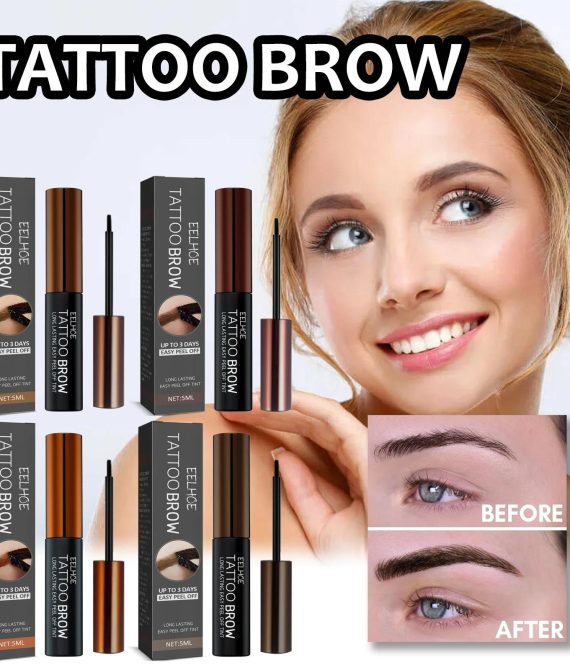 Semi-Permanent Eyebrow Tattoo Cream: Long-Lasting, Waterproof & Easy-to-Use Brow Dye, 5ml