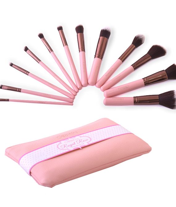 BEAUTY CREATIONS Royal Rose/Pink 12 pc Brush Set