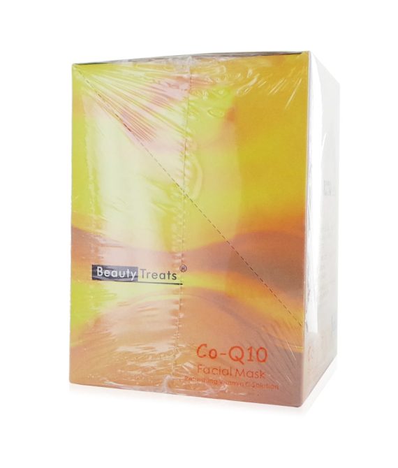 BEAUTY TREATS Facial Mask Refreshing Vitamin C Solution – Co-Q10 – Display Box 24 Pieces