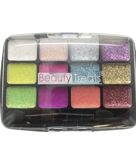 BEAUTY TREATS 12 Colors Glitter Palette