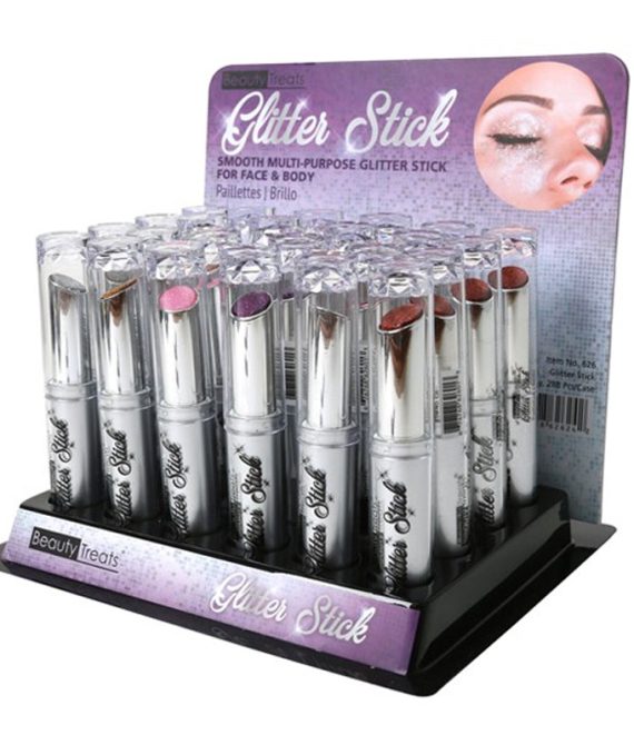 BEAUTY TREATS Glitter Stick Display Set, 24 Pieces